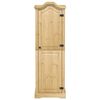 vidaXL Wardrobe Honey Solid pine wood Wardrobe Rectangular Rustic