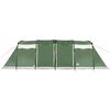 vidaXL Family Tent Tunnel 10-Person Green Waterproof