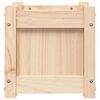 vidaXL Garden Planter Natural Solid pine wood Medium Decorative Inlays