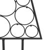 vidaXL Metal Christmas Tree Black Powder-coated steel 35.4 in