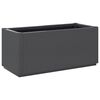 vidaXL Garden Planter Dark Grey Polypropylene Standard Garden Planter