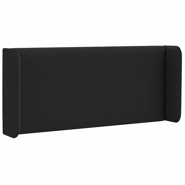 vidaXL Headboard with Headboard Black 40.5 x 4 x 40.5 cm fabric