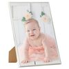 vidaXL Photo Frame Set of 5 Silver MDF, PS, PVC Large
