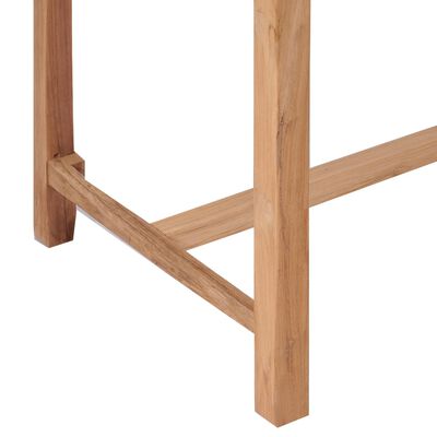 vidaXL Patio Bar Table 43.3"x23.6"x41.3" Solid Wood Teak