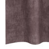 vidaXL Velvet Curtains 2 pcs Brown 102.36 x 55.12 in Velvet