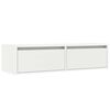 vidaXL TV Cabinet White Engineered Wood 39.4 in x 14.0 in x 9.8 in