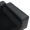 vidaXL Dog Sofa Black Faux leather 31.9 x 16.9 x 12.2 in Dog Sofa