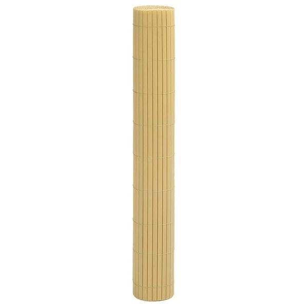 vidaXL Garden Fence Double-Sided Yellow 1,8x5 m PVC