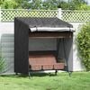 vidaXL Outdoor Swing Cover 53.15 x 39.37 x 64.96 in 210D Oxford Fabric