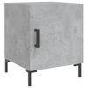 vidaXL Bedside Cabinet Set of 2 Concrete grey Engineered wood, iron
