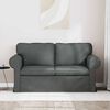 vidaXL Sofa Dark Grey