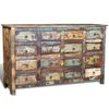 vidaXL Cabinet Multicolor Reclaimed solid wood Large Cabinet