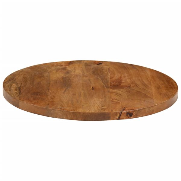 vidaXL Table Top Ø 15.7"x1.5" Round Solid Wood Mango
