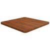 vidaXL Table Top Dark brown Solid oak wood Medium Durable
