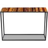 vidaXL Console Table Multicolour Reclaimed wood Medium Decorative Inlays