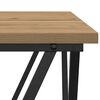 vidaXL Side Table Set 2 pcs Artisan Oak Engineered wood and steel