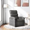 vidaXL Recliner Chair Dark Gray 100% polyester, metal, plywood Medium