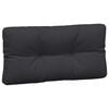 vidaXL Pallet Cushion Set of 5 Black Fabric (100% polyester)