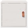 vidaXL Wall Cabinet Set of 2 White Solid pine wood, engineered wood