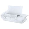 vidaXL Duvet Cover Set White Microfiber (100% polyester)