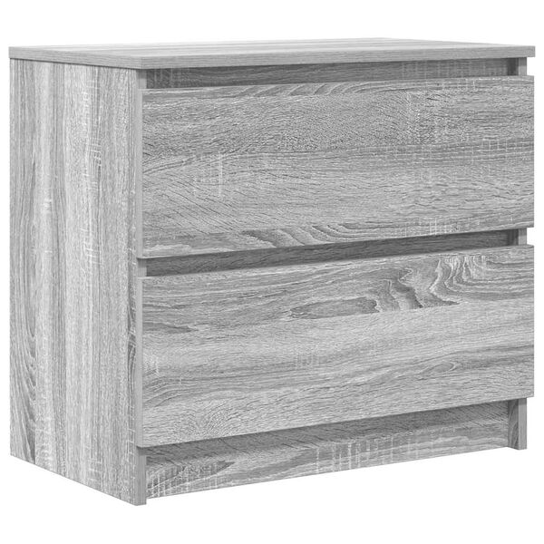 vidaXL TV Cabinet Grey Sonoma Engineered Wood Small TV Cabinet