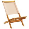 vidaXL Garden Chair Set of 8 Beige Solid acacia wood Standard