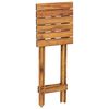 vidaXL Plant Stand Brown Solid Acacia Wood 11.8x11.8x26.4 in Foldable