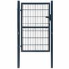 vidaXL 2D Fence Gate (Single) Anthracite Grey 39.4x63.0"