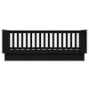 vidaXL Day Bed Black Solid pine wood 39.4 x 78.7 in