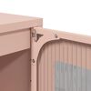 vidaXL Highboard Pink Cold-rolled steel Tall Highboard Rectangular