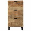 vidaXL Sideboard Brown Solid Mango Wood, Engineered Wood
