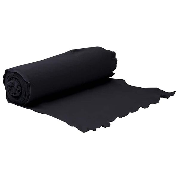 vidaXL Geotextile Membrane Black Polyester Fiber 1 x 164 ft Durable