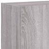 vidaXL TV Wall Cabinet Gray sonoma Engineered wood 23.6 x 13.8 x 16.1 in