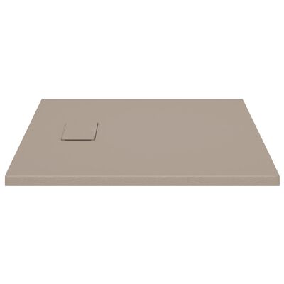 vidaXL Shower Base Tray SMC Brown 31.5"x31.5"