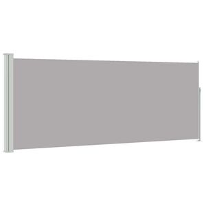 vidaXL Side Awning Grey 100% polyester fabric with PU coating