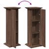 vidaXL Display Stand Brown Oak Engineered Wood Display Stand Square