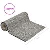 vidaXL Stone Liner Grey Nonwoven PP fleece, potable water safe glue