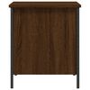 vidaXL Storage Bench Brown Oak Engineered wood, metal Compact