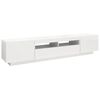 vidaXL TV Cabinet High gloss white Engineered wood Large TV Cabinet
