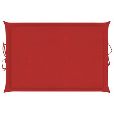 Red nap mat or cushion cover with handles