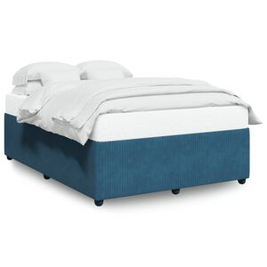 vidaXL Bed Frame Blue