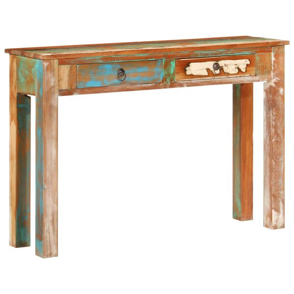 vidaXL Console Table Multicolour Solid reclaimed wood