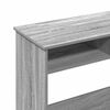vidaXL Desk Grey sonoma Engineered wood Compact Desk Rectangular