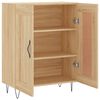 vidaXL Sideboard Sonoma oak 27.36 x 13.39 x 35.43 in