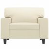 vidaXL Sofa Chair Cream