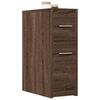 vidaXL Narrow Bathroom Cupboard Brown Oak Engineered Wood Narrow