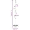vidaXL Coat Stand Pink, White