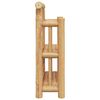 vidaXL Wall Shelf with Shelf with Storage Brown 40 x 13 x 44 cm bamboo
