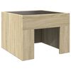 vidaXL Coffee Table Sonoma oak Engineered wood, glass Small Coffee Table