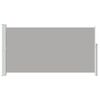 vidaXL Side Awning Grey Polyester, Powder-Coated Steel 67.0 x 118.1 in